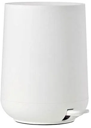 Zone Nova pedalbøtte 5 l - hvit