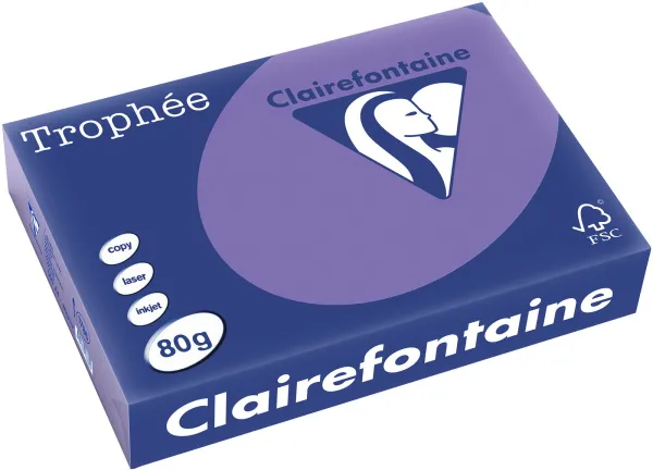 Q-connect Trophee kopipapir A4 80g sterk lilla 500 ark
