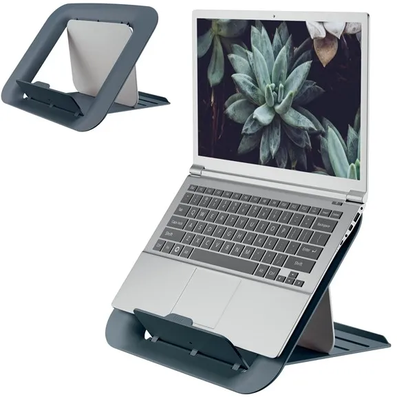 Leitz Ergo Cosy justerbart laptopstativ, 80% resirkulert plast Fløyelsgrå