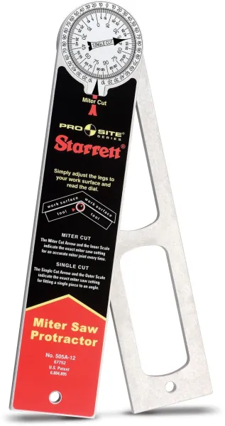 Starrett Vinkelmåler 505A-12 300mm - Aluminium